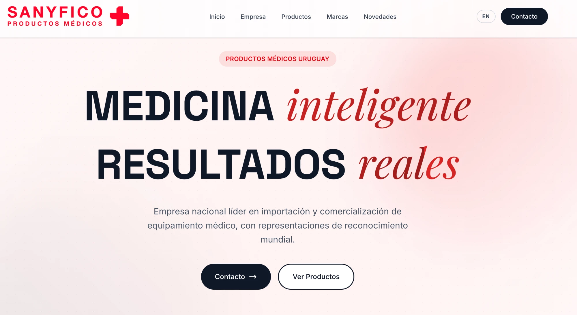 Nueva página web de Sanyfico